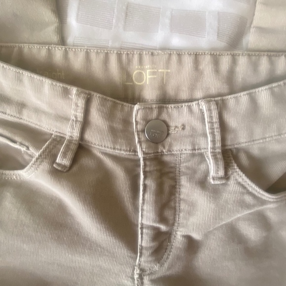 Tan Straight Leg Corduroy Jeans - Picture 2 of 9